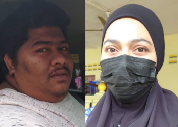 HAIDER REDUAN (kiri) dan AZLINA JOHARI
