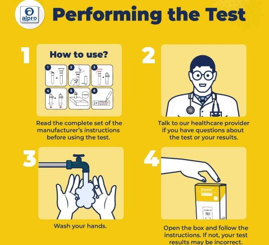 Cara guna test kit