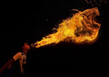 'Fire in our soul' karya Adam Syamil Azman.