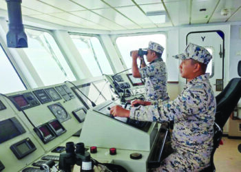 RUTIN operasi yang dilaksanakan Maritim Malaysia dalam memastikan perairan negara dalam keadaan selamat dan terkawal.