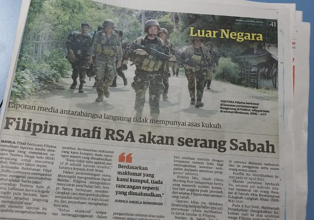 Benar atau tidak, tingkat keselamatan Sabah u2013 Utusan Digital