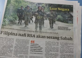 KERATAN akhbar Mingguan Malaysia Ahad lalu.