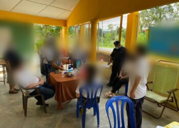 SEBAHAGIAN individu yang dikompaun setelah gagal mematuhi SOP bagi pengurusan kematian dan pengkebumian di Bentong, Pahang.