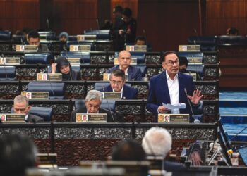 TIADA usul kepercayaan terhadap Perdana Menteri dibawa oleh mana-mana pihak sejak sidang Parlimen bermula, kelmarin. – JABATAN PENERANGAN