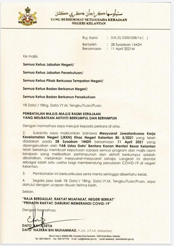 Surat Makluman Kepada Majlis Perbandaran