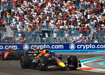 MAX Verstappen raih kemenangan ketiga di di Grand Prix (GP) Itali.-AFP