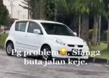 TANGKAP layar rakaman yang tular menunjukkan pasangan kekasih melakukan perbuatan jelik dalam sebuah kereta di kawasan tasik di Pasir Gudang.