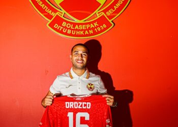 Orozco import terbaharu dan terakhir Selangor FC untuk musim 2023.