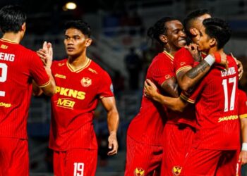 PEMAIN Selangor meraikan kejayaan menumpaskan Harini FT dalam aksi Piala FA. - IHSAN SELANGOR FC