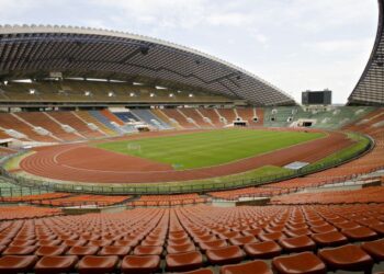 STADIUM Shah Alam pada zaman ‘kegemilangannya’ digunakan untuk kejohanan Piala Asia 2007.