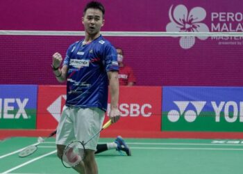 SOONG Joo Ven melakar kejutan ke atas pilihan ketiga, Kashyap Parupalli.