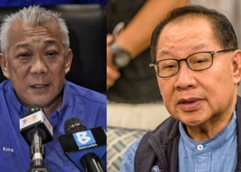 BUNG MOKTAR RADIN  (kiri) dan DR, JEFFREY KITINGAN