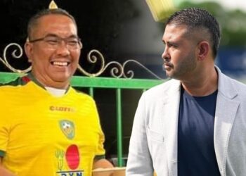 TMJ (kanan) dan Sanusi sekali lagi  bertikam lidah di media sosial.