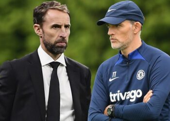 THOMAS Tuchel (kanan) sedia mengambil alih tempat Gareth Southgate sebagai pengurus England.