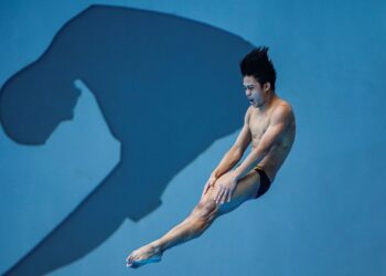 Enrique Maccartney Harold lengkapkan pingat emas keempat Malaysia dalam acara terjun selepas menjuarai saingan 10m platform lelaki kelmarin.