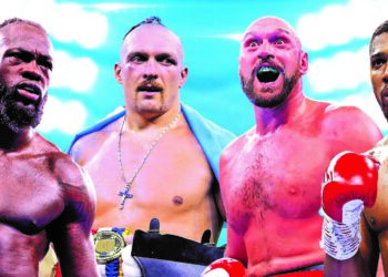 PROMOTER tinju cuba merealisasikan pertarungan empat petinju hebat, Tyson Fury,  Oleksandr Usyk, Anthony Joshua dan Deontay Wilder pada malam yang sama.