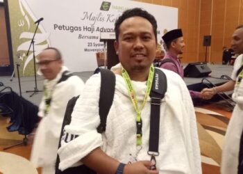 TURMADZI Madun pada majlis keraian kumpulan kedua petugas haji berlepas ke Tanah Suci di Pusat Konvensyen Movenpick, Sepang, Selangor hari ini, - UTUSAN/AMREE AHMAD