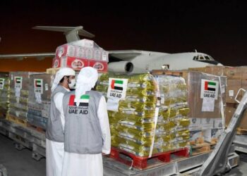 UAE menghantar bekalan perubatan dan makanan ke Afghanistan. - WAM