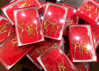 Ginseng tanpa permit import yang dirampas Jabatan Perkhidmatan Kuarantin dan Pemeriksaan Malaysia (MAQIS) ketika pemeriksaan di Lapangan Terbang Antarabangsa Pulau Pinang (LTABPP), Pulau Pinang, semalam.