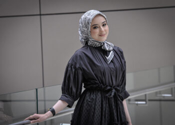 HANNAH Delisha bergambar selepas sidang akhbar drama Andai Itu Takdirnya di DADI Cinema, Pavilion KL di sini, baru-baru ini. -UTUSAN/FAIZ ALIF AHMAD ZUBIR.