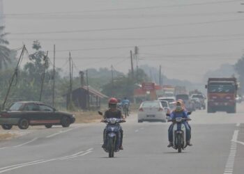 KEADAAN jerebu di Klang semakin menghampiri IPU tidak sihat iaitu 82.