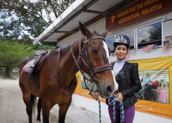 Shakina Aris, di Royal Selangor Polo Club