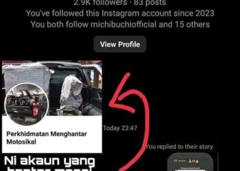 STATUS media sosial yang dimuat naik Norizam dalam Facebook rasminya hari ini.
