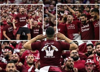 ANTARA ‘Ultras Qatar’ yang dibawa untuk menaikkan semangat pasukan tuan rumah sepanjang kempen Piala Dunia 2022.  - THE SUN