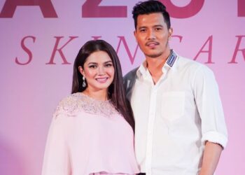 Pasangan selebriti popular, Fattah Amin dan Fazura menanti detik bahagia bergelar ibu dan bapa selepas hampir empat tahun mendirikan rumah tangga. – Utusan/MOHD. IQBAL ROSLI