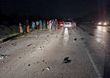 LOKASI kemalangan yang melibatkan penunggang motosikal, Muhammad Danish Danial  Fauzi maut di 
Kilometer 5 Jalan Alor Pasir, Tok Bali, Pasir Puteh, malam tadi.