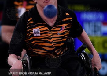 Pemain boccia negara, Chew Wei Lun mara ke suku akhir boccia selepas menewaskan Katerina Curinova dariRepublik Czech.