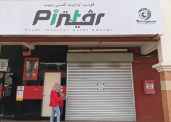 PUSAT Internet Akses Rakyat (Pintar) Paya Keladi di Kuala Terengganu antara 20 yang akan dibuka semula di tujuh daerah mulai Ahad ini bagi menyokong sesi PdPR pelajar.