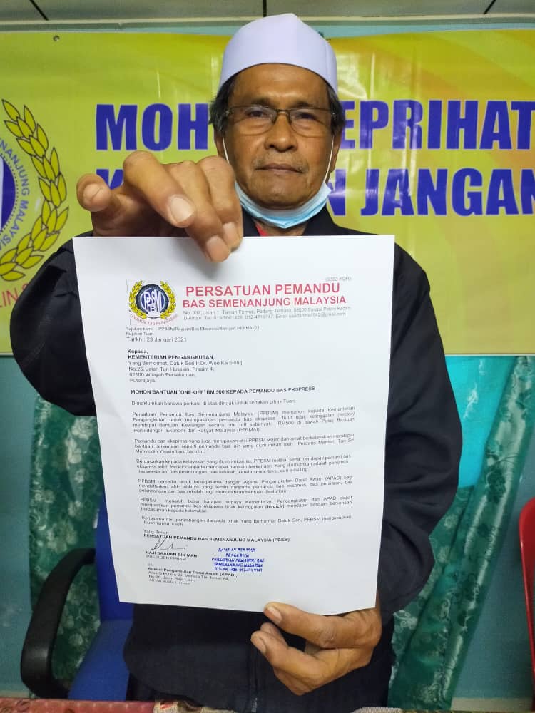 Pemandu Bas Ekspres Kecewa Tidak Terima Bantuan Permai Utusan Digital