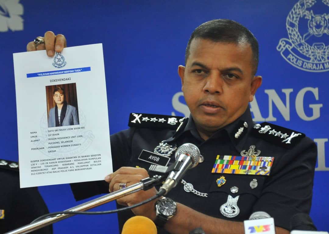 Datuk Seri Nicky Belum Ditangkap Ayob Khan Utusan Digital