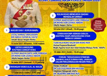 IJLAL Al- Malik sempena ulang tahun keputeraan Raja Perlis, Tuanku Syed Sirajuddin Jamalullail di Perlis.