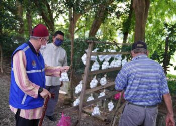 ZULKIFLI Mohamad Al-Bakri singgah membeli sebanyak 10 bungkus bola golf terpakai yang dijual Jaafar Leman di tepi Jalan Gapam berhampiran Kelab Golf Tiara & Country Ayer Keroh, Melaka.