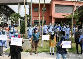 Hartal Doktor Kontrak yang diadakan di seluruh negara pada 26 Julai lalu.