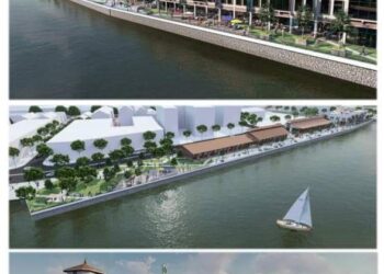 LAKARAN artis mengenai pembangunan  tiga buah gudang di SPCT dan bahagian darat Tanjung City Marina di Georgetown, Pulau Pinang yang akan dijadikan produk pelancongan.