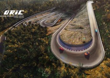 ILUSTRASI projek litar lumba antarabangsa bernilai RM1 bilion yang dicadang dibina di Langkawi.