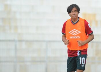 LEGENDA Blue Samurai, Masashi Motoyama, kini bersama Kelantan United FC dalam kancah Liga Perdana musim ini.