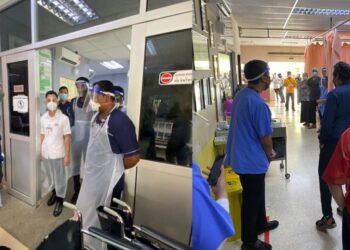 GAMBAR tular Khairy ketika mengadakan lawatan mengejut ke HTJ di Seremban hari ini.-MEDIA SOSIAL