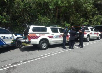 POLIS menjalankan siasatan mengenai penemuan mayat dipercayai dibunuh di tepi Jalan Sungai Tua - Ulu Yam.