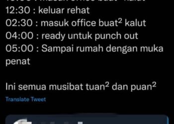 CIAPAN warganet mengenai budaya keluar minum pagi ini tular semula di Twitter mengundang rasa tidak puas hati banyak pihak.