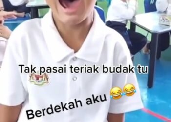 TANGKAP layar aksi lucu seorang murid menangis kerana gagal menyebut huruf S, F yang menarik perhatian warganet.