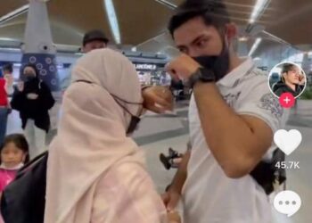 TANGKAP layar video saat perpisahan seorang pembantu rumah dengan sebuah keluarga setelah 16 tahun berkhidmat.