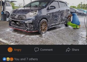 TANGKAP LAYAR status Facebook pegawai penjara yang dikatakan mempergunakan banduan untuk kepentingan peribadi.