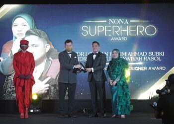 Pengarah Urusan Ideaktiv Sdn Bhd, Syamil Fahim bersama pengasas IDW, IDr Lokman Hakim dan IDr Rabiatul