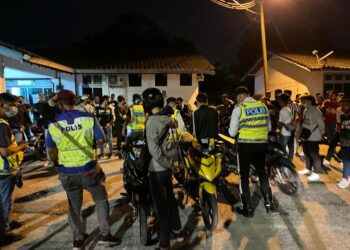 OP Samseng Jalanan yang dijalankan di dua lokasi di Seremban malam semalam.