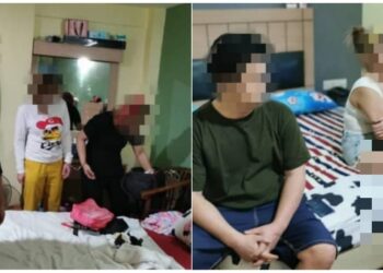 SERBUAN dan sebahagian warga asing yang ditahan dalam Op Gegas yang dijalankan JIM Negeri Sembilan di sebuah hotel di Seremban kelmarin.