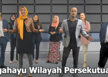 TANGKAP layar persembahan lagu Dirgahayu Putrajaya bersempena sambutan Hari Wilayah Persekutuan 2022. – Foto ihsan Putrajaya FM
